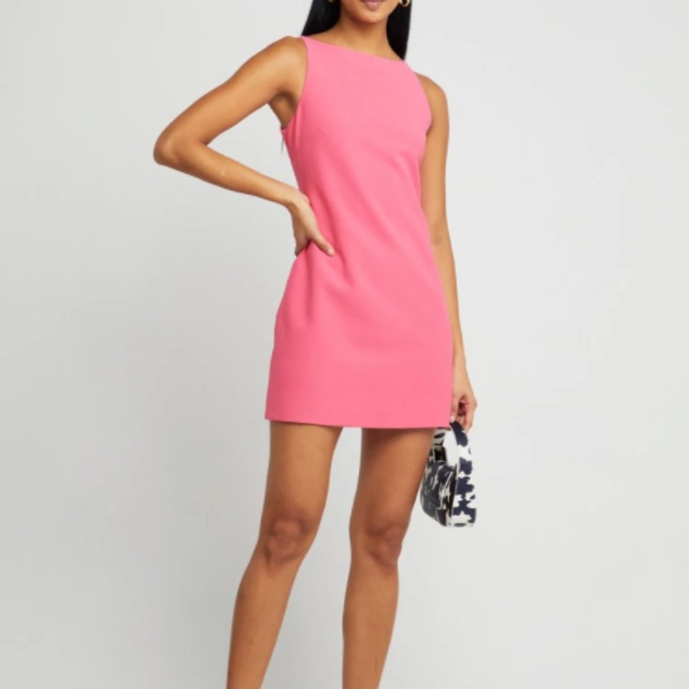 Hot Pink Mini Dress (Tiska by Few Moda o.p.t)